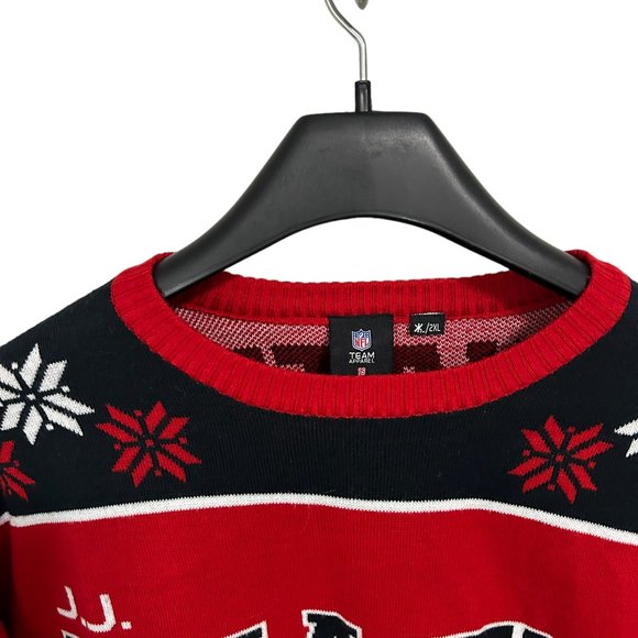 JJ Watt Ugly Christmas Sweater Size XXL HOUSTON TEXANS #99 NFL Team Appare - Picture 4 of 7